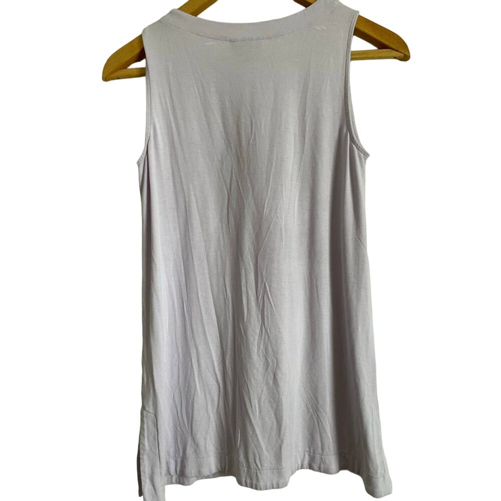 J. Jill Wearever Sleeveless Tunic Top Lightweight Knit Stretch XS Minimalist - Picture 2 of 6
